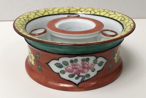 Encrier rond ancien art - encrier,